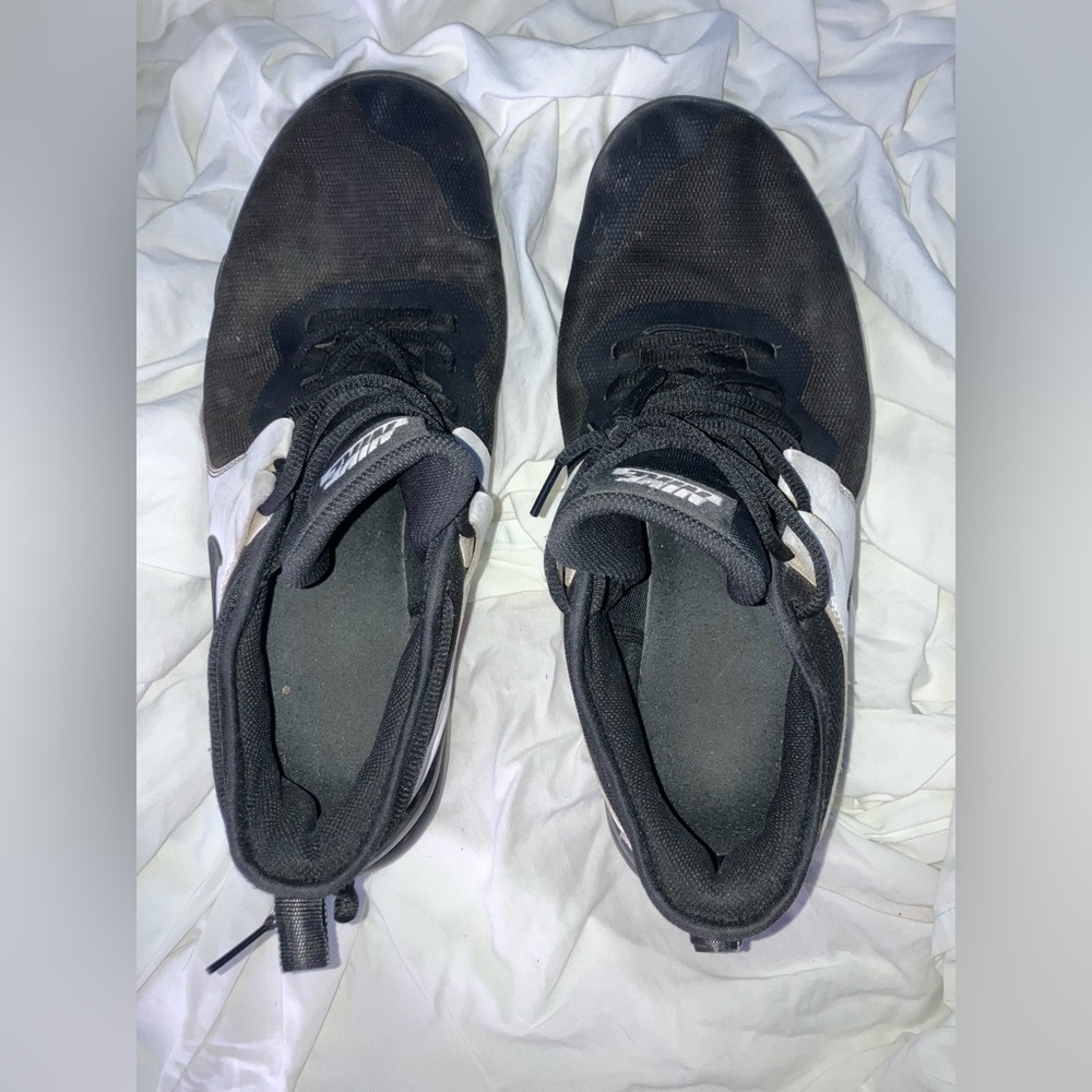 Nike Air Max Impact Black and White shoes - USED